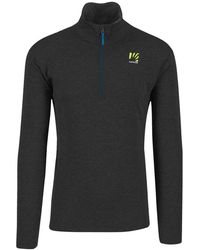 Karpos - Truien & Vesten ,Zwart ,Zwarte Half Zip Pizzocco Jas - Lyst