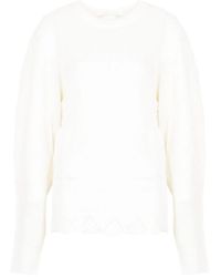 Silvian Heach - Truien & Vesten ,Trui Met Ronde Hals En Pofmouwen - Lyst