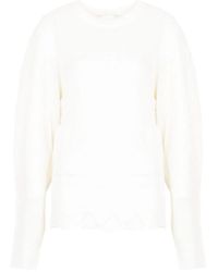 Silvian Heach - Truien & Vesten ,Trui Met Ronde Hals En Pofmouwen - Lyst