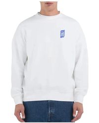 Replay - Off sweatshirt elevate casual style - Lyst