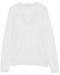 Panicale - Kaschmir-Pullover Mit V-Ausschnitt - Lyst