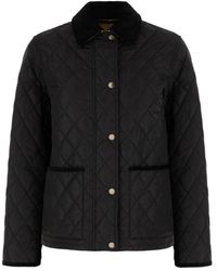 Burberry - Jassen ,Zwart ,Nylon Stijlvolle Jassen Voor Mannen - Lyst