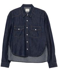 KHAITE - Overhemden ,Blauw ,Denim Denim Shirt - Lyst