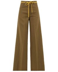Aspesi - Broeken ,Bruin ,Bruine Broek Voor Vrouwen - Lyst