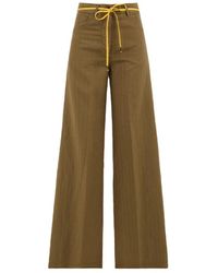 Aspesi - Broeken ,Bruin ,Bruine Broek Voor Vrouwen - Lyst