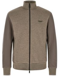 HUGO - Hoodies & Sweatvesten ,Grijs ,Wol Shepherd 242 Bomber Jacket - Lyst