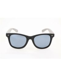 Polaroid - Schwarze quadratische sonnenbrille mit polarisierten gläsern - Lyst