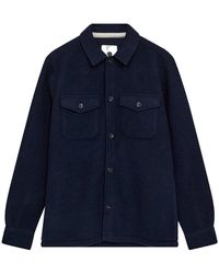Anerkjendt - Gekookt Wol Overshirt 902022 - Lyst