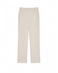 Pennyblack - Broeken ,Wit ,Polyester Flare Fit Polyester Broek - Lyst