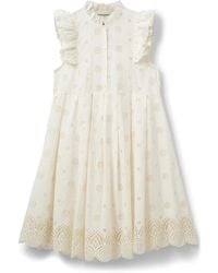 Sofie Schnoor - Witte Broderie Anglaise Jurk - Lyst