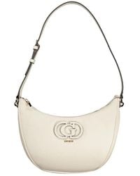 Guess - Weiße Polyethylen Damenhandtasche Calebria - Lyst