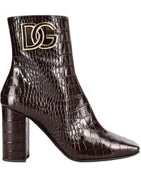 Dolce & Gabbana - Shoes > boots > heeled boots - Lyst