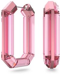 Swarovski - Lucent Hoop Earrings - Lyst