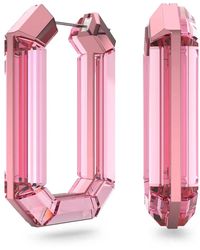 Swarovski - Lucent Hoop Earrings - Lyst