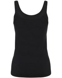 Wolford - Tops ,Zwart ,Wol Pure Wool Top Mouwloos - Lyst