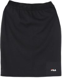 Fila - Schach knielanger schwarzer rock - Lyst