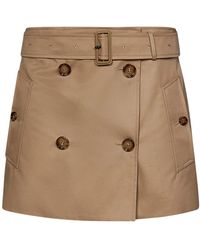 Burberry - Short Skirts - Lyst