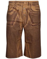 Acne Studios - Korte Broeken ,Bruin ,Long Shorts - Lyst