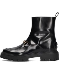 Tod's - Schwarze Leder Damen Stiefeletten - Lyst