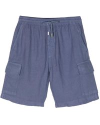 Vilebrequin - Shorts cargo in lino con tasche - Lyst