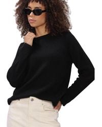 SELECTED - Truien & Vesten ,Zwart Truien Vesten Slwlulu New Ls Knit O-Neck - Lyst