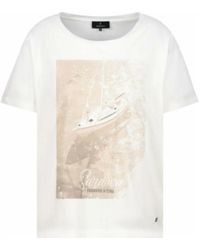 Monari - Klassisches T-Shirt Für Den Alltag - Lyst