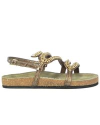 Strategia - Schoenen ,Geel ,Sandalo Serpente - Lyst