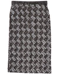 P.A.R.O.S.H. - P.A.R.O..H. ,Rokken ,Veelkleurig ,Pailletten Full Sequin Stretch Midi Rok - Lyst