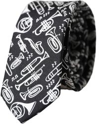 Dolce & Gabbana - Stropdas Muziek Tie Kra3397 - Lyst