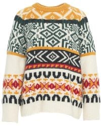 Semicouture - Round-Neck Knitwear - Lyst