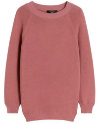 Weekend by Maxmara - Truien & Vesten ,Roze ,Katoen Wkdaere Ronde Hals Truien - Lyst