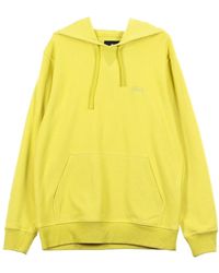 Stussy - Stock terry hoodie lemon - Lyst