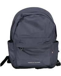 Tommy Hilfiger - Blauer rucksack mit mehreren fächern - Lyst
