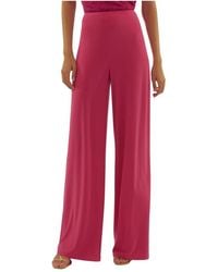 Joseph Ribkoff - Broeken ,Roze ,Polyester Wide Broeken - Lyst