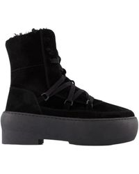 Gia Borghini - Chunky Sole Lace-Up Boots - Lyst