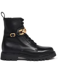 Baldinini - Combat Boot - Lyst