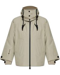 Moncler - Jassen ,Grijs ,Leer Grenoble Performance & Style Jacket - Lyst