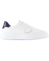 Philippe Model - Schoenen ,Wit ,Katoen Temple Low Sneakers - Lyst