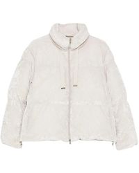 Herno - Jassen ,Wit ,Leer Resort Donsjack - Lyst