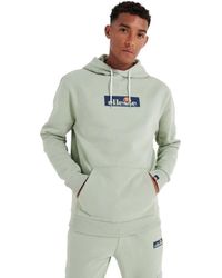 Ellesse - Hoodies & Sweatvesten ,Groen ,Groene Crested Sweater - Lyst