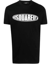 DSquared² - T-Shirt Met Logoprint - Lyst