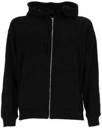 DIESEL - Hoodies & Sweatvesten ,Zwart ,Felpa Boxt Zip - Lyst