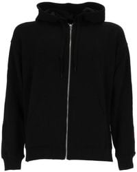 DIESEL - Hoodies & Sweatvesten ,Zwart ,Felpa Boxt Zip - Lyst