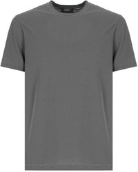 Zanone - Graues baumwoll-t-shirt und polo - Lyst
