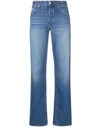 Rag & Bone - Blaue straight jeans für frauen - Lyst