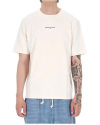 Maison Kitsuné - Tops ,Katoen Paris Comfort T-Shirt - Lyst
