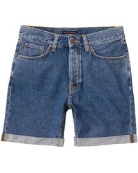Nudie Jeans - Josh 90s shorts stone - Lyst