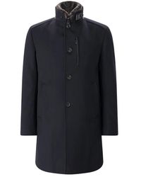 Windsor. - Jassen ,Blauw ,Wol Single-Breasted Jassen - Lyst