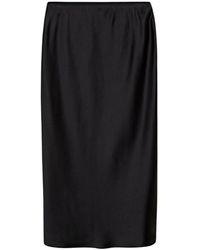 JOSEPH - Silk Satin Isaak Rok - Lyst
