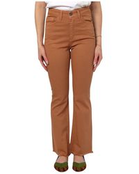 Jijil - Pantalones marrón primavera verano modelo - Lyst